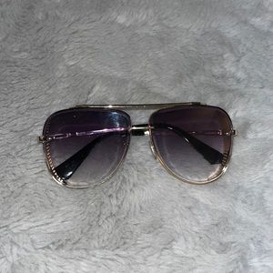 Gold trim sunglasses